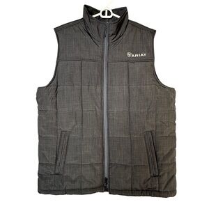 Ariat Gray Quilted Vest